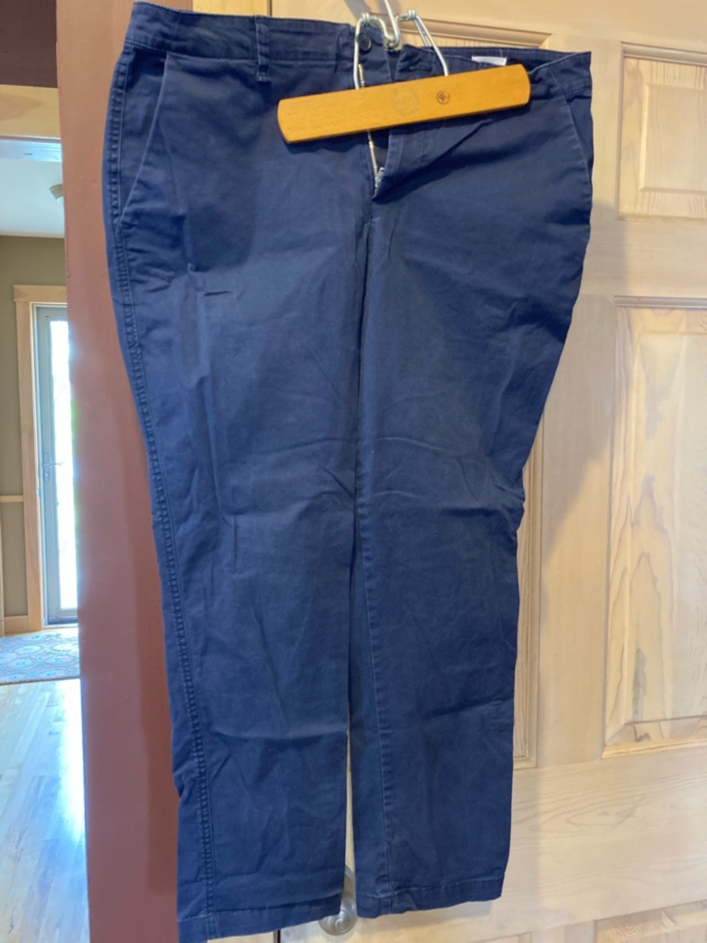 GAP Navy Girlfriend Khaki Pants